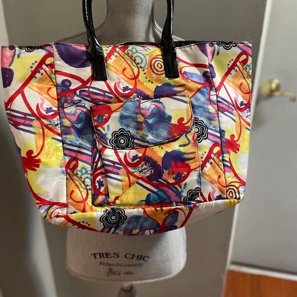 Ladies colorful cloth handbag , that pops any outfit